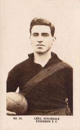 1923 Magpie Portraits of Our Leading Footballers #58 Greg Stockdale Front